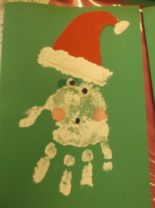 marjon santa card